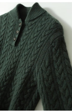 Arden Button-Up Cashmere Jumper oaklynwear
