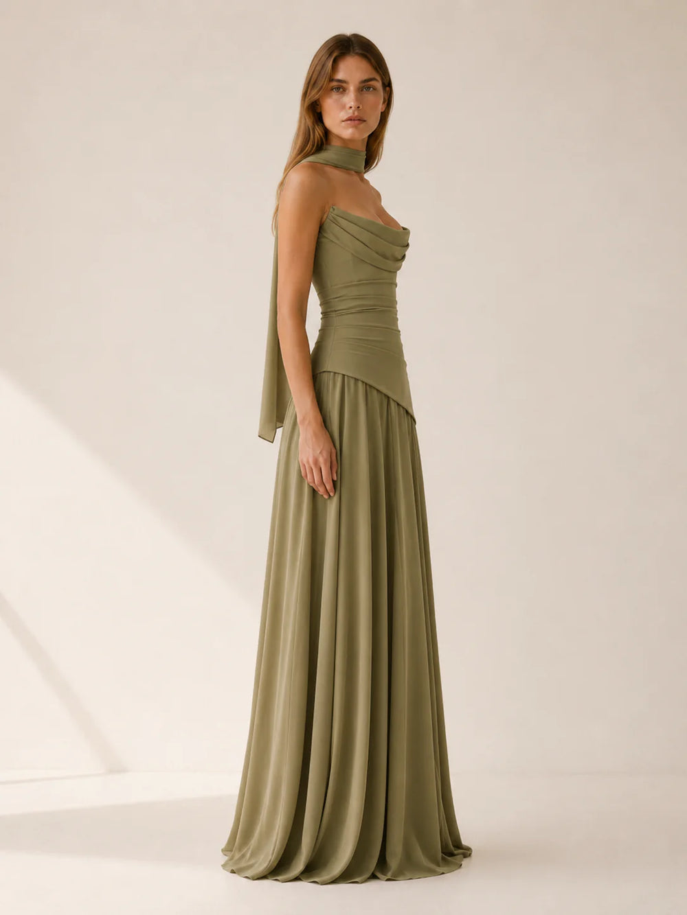 Florence | Strapless Corset Maxi Dress