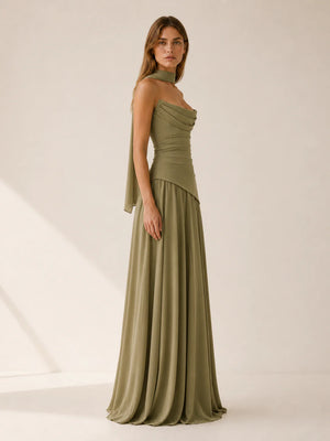 Florence | Strapless Corset Maxi Dress