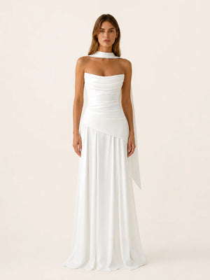 Florence | Strapless Corset Maxi Dress
