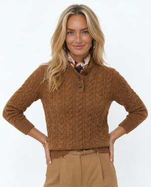 Arden Button-Up Cashmere Jumper oaklynwear