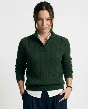 Arden Button-Up Cashmere Jumper oaklynwear