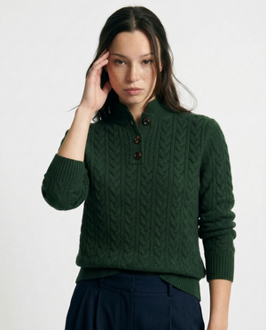 Arden Button-Up Cashmere Jumper oaklynwear