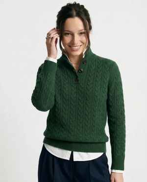 Arden Button-Up Cashmere Jumper oaklynwear