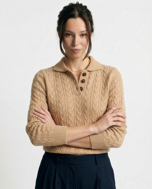 Arden Button-Up Cashmere Jumper oaklynwear