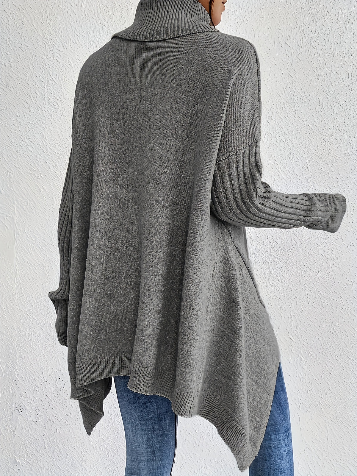 Erin High Neck Oversized Jumper - view 6