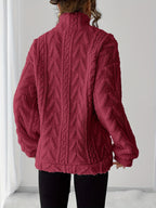 Ruby Zip Neck Fleece Sweatshirt - view 9
