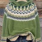 Poppy Hooded Jacquard Knit Jumper - view 12