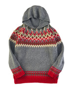 Poppy Hooded Jacquard Knit Jumper - view 10
