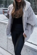 Cora Faux Fur Trim Hooded Puffer Jacket - view 6